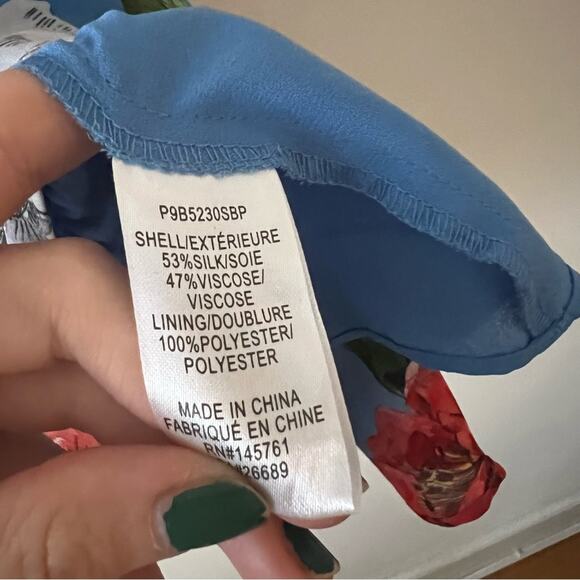 Parker Bondi Floral Mini Dress in Maritime Wildflower - Picture 7 of 8